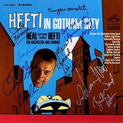 Batman signed soundtrack album 