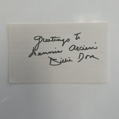 1930's actress Billie Dove original signature