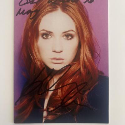 Karen Gillan signed photo