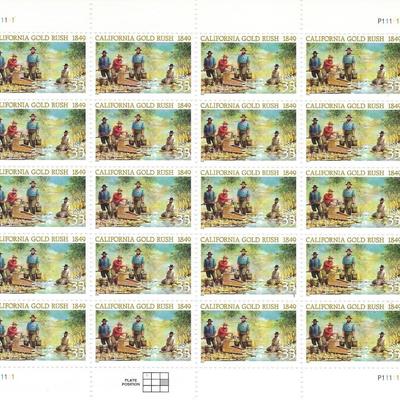 California Gold Rush Stamps
