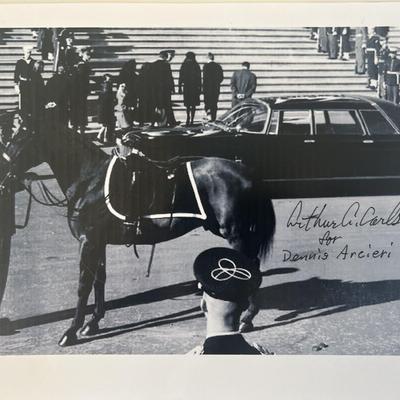 JFK Assassination  Arthur A. Carlson signed photo