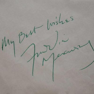 Freddie Mercury Signature Strip