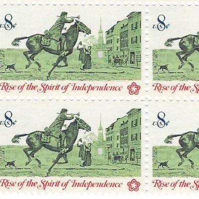 Rise of the Spirit of Independence Stamps