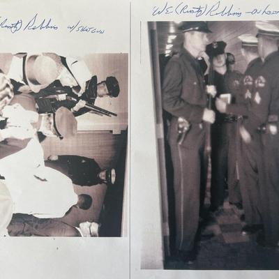 JFK Assassination  W. E. “Rusty” Robbins signed photo