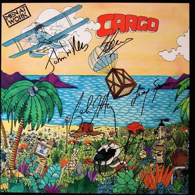 Men At Work signed Cargo album