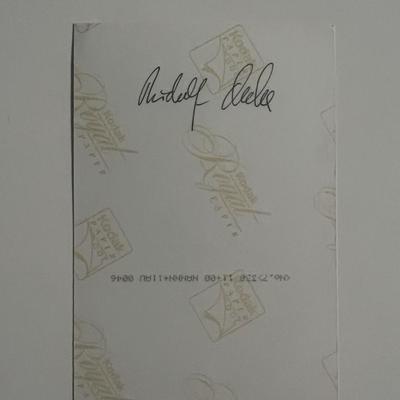Randolph Decker signed photo