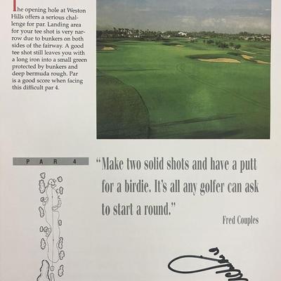 World Golf HOF Nick Price signed magazine page