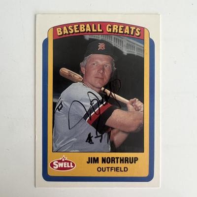 Baltimore Orioles Jim Northrup signed trading card