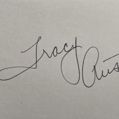Tennis player Tracy Austin original signature