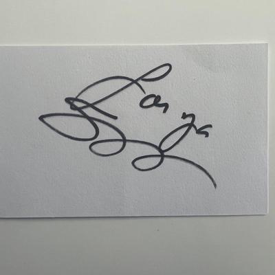 Country singer Stella Parton original signature