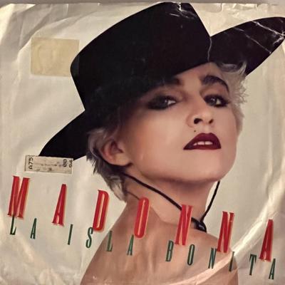 Madonna La Isla Bonita 45. 7x7 inches