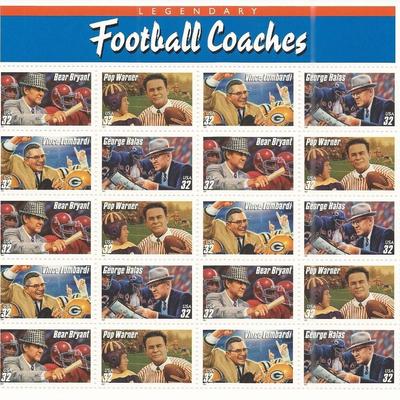 Football Coaches Stamps