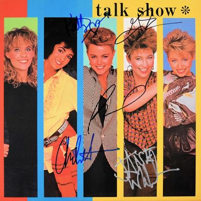 The Go- Go's Talk Show signed album 