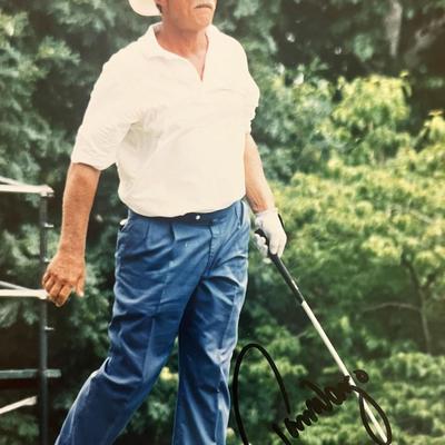 PGA Seniors' Championship winner Tom Wargo signed photo