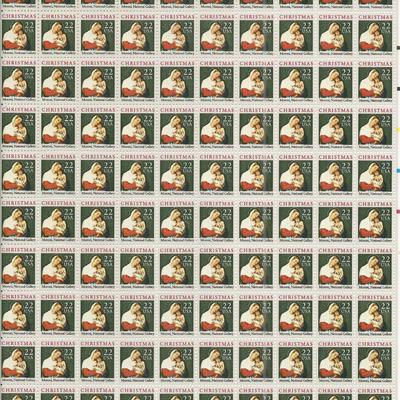 Traditional Christmas: Madonna and Child Stamps