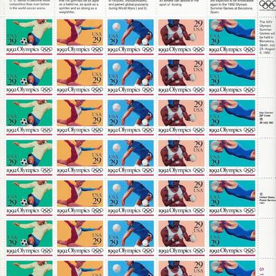 1992 Olympics Stamps