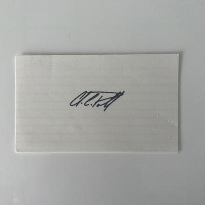 Colin Powell original signature 
