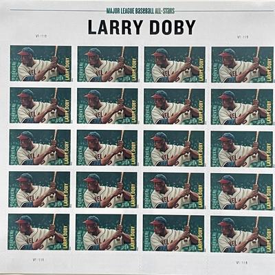 2012 MLB All-Stars Larry Doby stamp set of 20