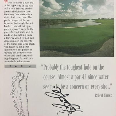 Steve Bartkowski signed magazine page 