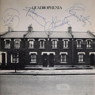 The Who Quadrophenia signed album insert book