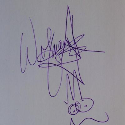 Wolfman Jack signed slip