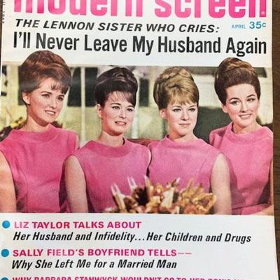 Modern Screen Magazine - The Lennon Sisters