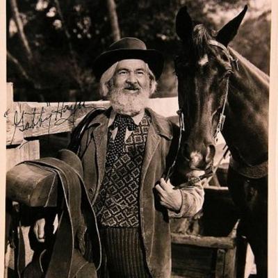 George "Gabby" Hayes signed portrait photo 