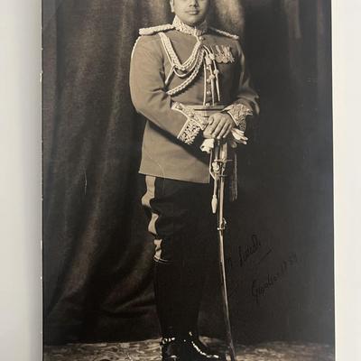 Maharaja Jivajirao Scindia signed photo
