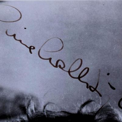 Gina Lollobrigida signed promo photo 