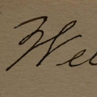 Mickey Welch
Signature Strip
