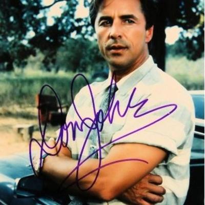 Don Johnson signed photo 