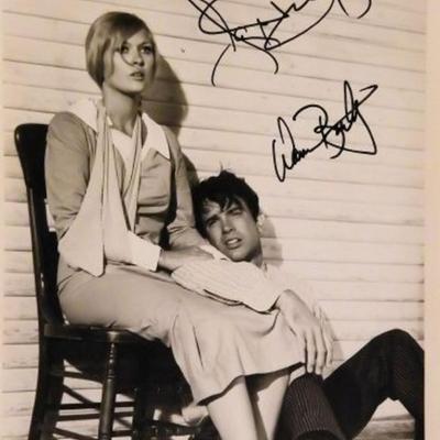 Warren Beatty and Faye Dunaway signed promo photo 