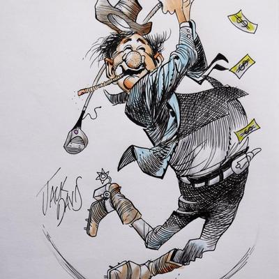 Jack Davis signed sketch