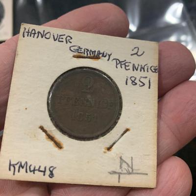 Foreign Estate Coins Lot (1850-1860)
