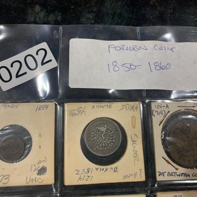 Foreign Estate Coins Lot (1850-1860)