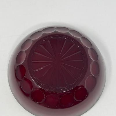 Ruby Red Bowl & Individual Serving Bowls