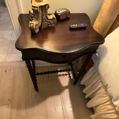 English Barley Twist Single Drawer Side Table
