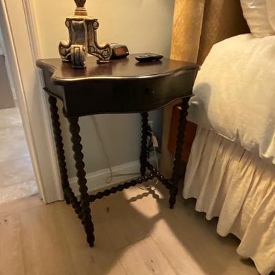 English Barley Twist Single Drawer Side Table