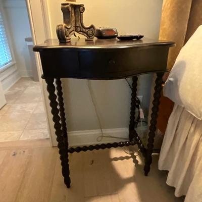 English Barley Twist Single Drawer Side Table