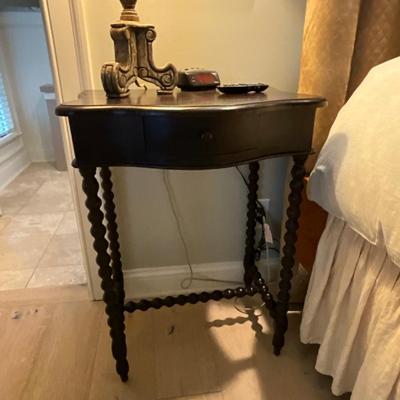 English Barley Twist Single Drawer Side Table