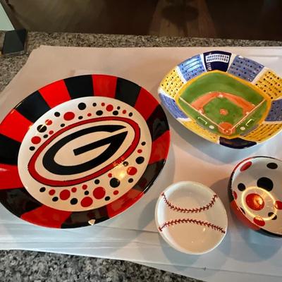 8 Piece Sporting Servers & Bowls