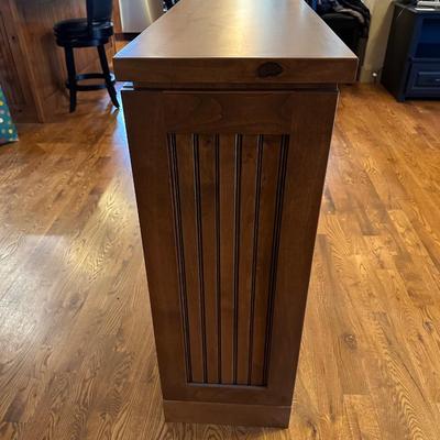 VERY NICE 4 DOOR GLASS DISPLAY CABINET