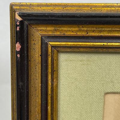 Framed Artwork Colored Engraving la Floret 1800’s dresses