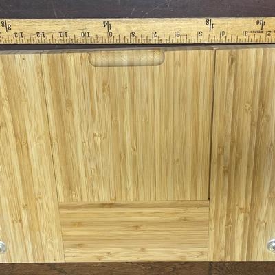 Bamboo Cutting Board with Cheese Cutlery Drawer