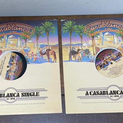 Donna Summer and Village People 33RPM Singles