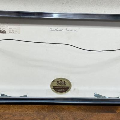 Framed Original Artwork by artist Ryan Knight "Southwest Sunrise"