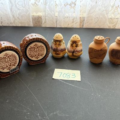 3 sets of salt & pepper shakers