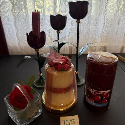 Floral Candlesticks