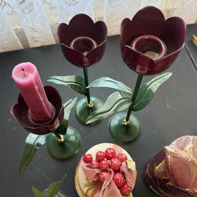Floral Candlesticks