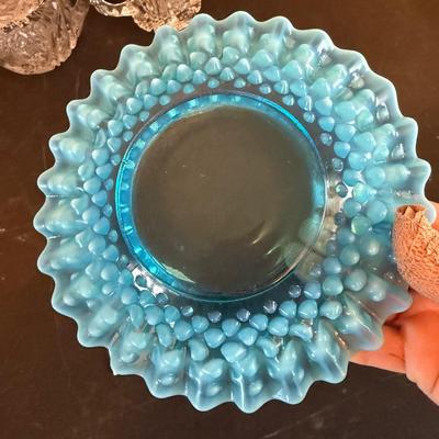 Fenton ruffled candy dish